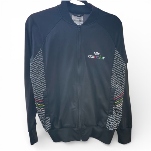 adidas Jackets & Blazers - ADIDAS ORIGINALS BK5 Adi-Color Black Series DaVinci zip up track jacket. Size S
